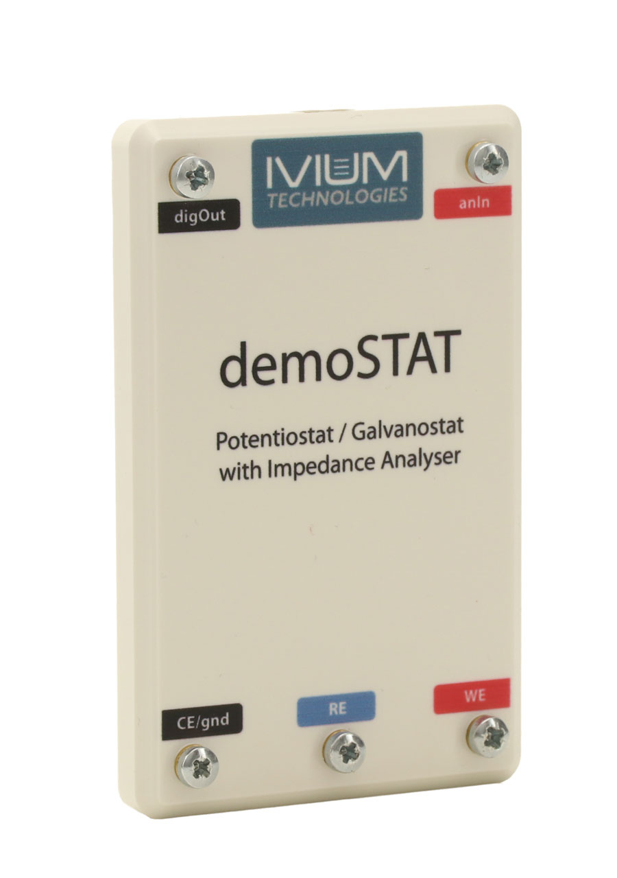 Ivium Technologies demoSTAT. Potentiostat and galvanostat with Impedance Analyser.